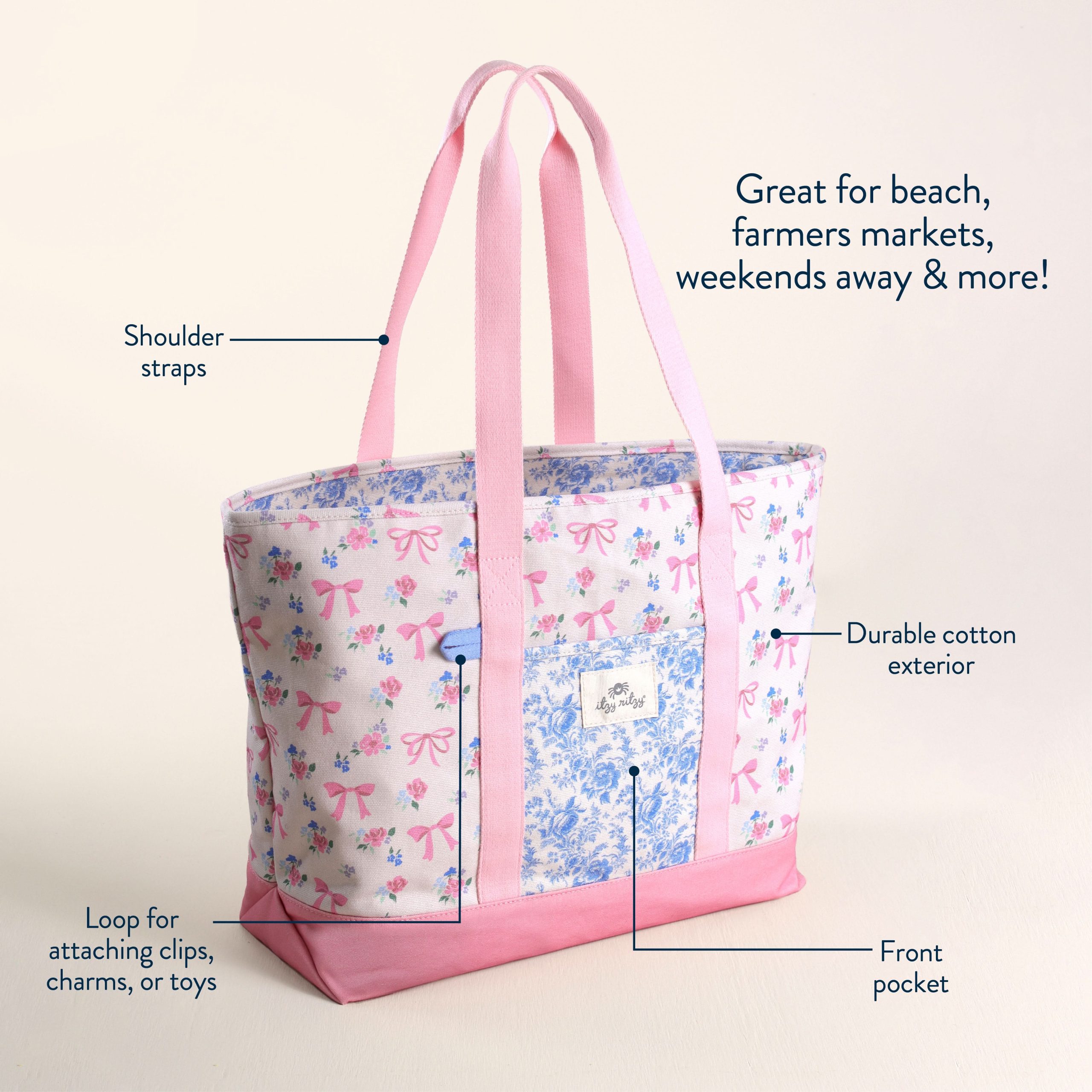 Itzy Explorer™ Canvas Mom Tote - Image 11