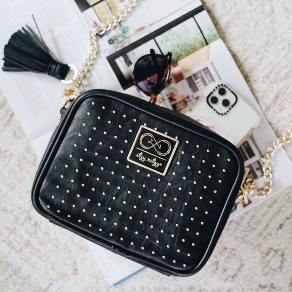 Chelsea + Cole for Itzy Ritzy Studded Double Take Crossbody Diaper Bag - Image 5