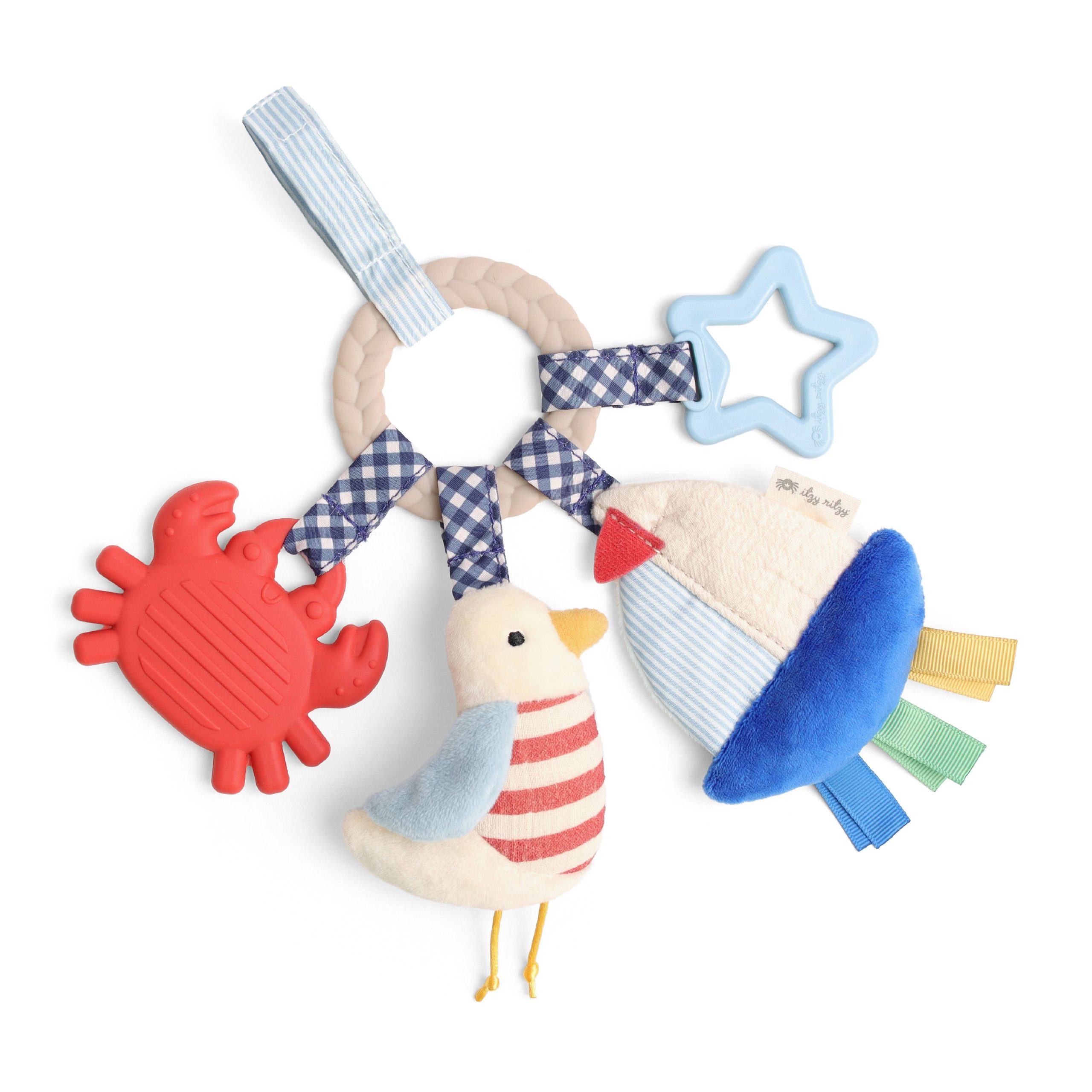 Bitzy Busy Ring™ Teething Activity Toy - Image 3