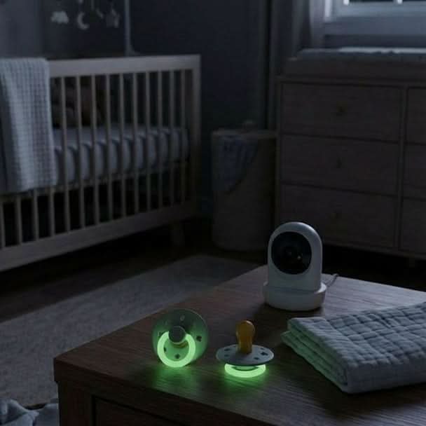 Itzy Soother™ Glow in the Dark Natural Rubber Pacifier - 0-6M - Image 11